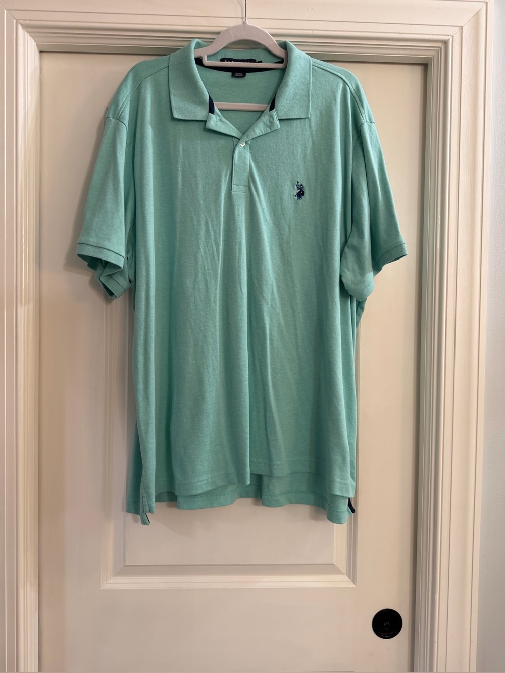 U.S. Polo Association Men's Mint Green Classic Polo Shirt 3xl